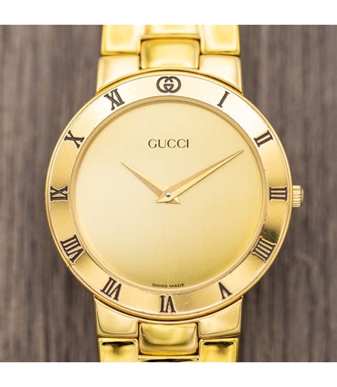 gucci watch vintage mens